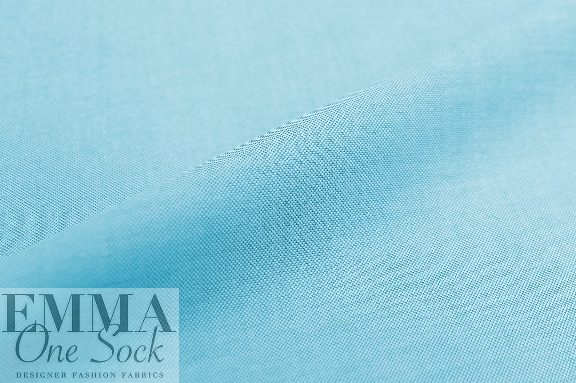 oxford cloth cotton shirting - carribean/white .875 yds