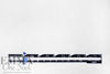 Italian damask diagonal stripe cotton shirting - white 2 yd