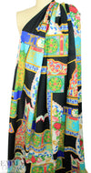 Rache1 Comey 'decoflora multicolor' cotton shirting .875 yds