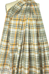 French yarn-dyed plaid cotton shirting - sorbet 1.75 yds
