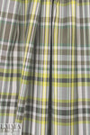 French yarn-dyed plaid cotton shirting - thyme