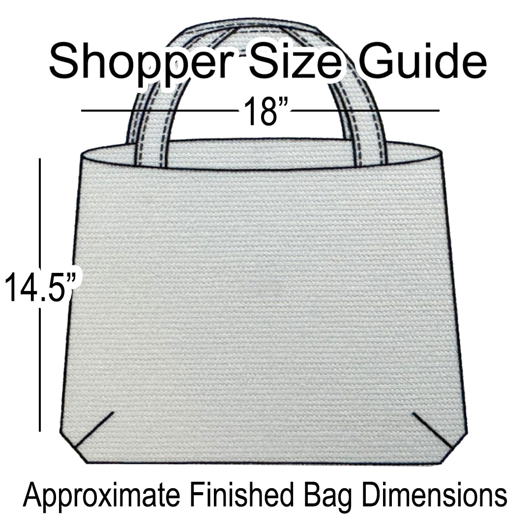 'Dutch landscapes' canvas bag panel *pattern included*