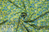 NY designer 'little blues' silk crepe de chine