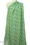 NY designer 'little blues' silk crepe de chine