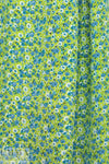 NY designer 'little blues' silk crepe de chine