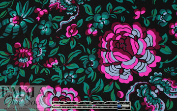 NY designer cloisonne' floral silk CDC