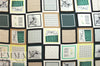 Italian silk 2-ply crepe panel - impression conversationnelle