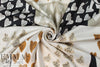 Italian panel silk twill woven - 'L'amour'