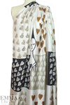 Italian panel silk twill woven - 'L'amour'