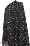 Italian silk blouseweight - red/ecru/black floral