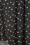 Italian silk blouseweight - red/ecru/black floral