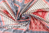Italian decorative panels satin face silk chiffon