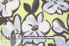 Italian 'painted flowers' over-printed silk/viscose jacquard 1.75 yd