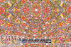 Italian 'garden maze scroll' refined silk blouseweight woven 1.5 yd