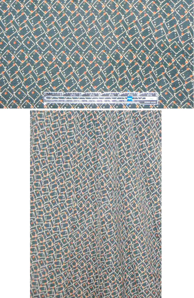 Anne K1ein 'domino effect' graphic silk 1.25 yds