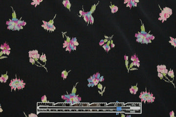 CA designer pretty blossoms silk crepe de chine