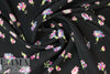 CA designer pretty blossoms silk crepe de chine