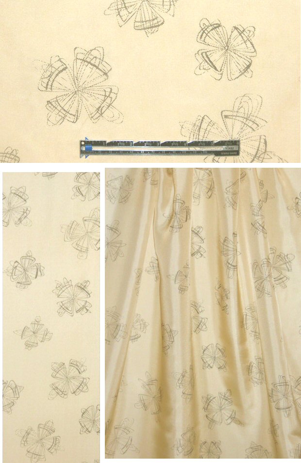 CA designer 'Jetson' motif crepe de chine