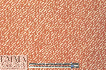 NY designer cinnamon/ivory little graphic silk CDC