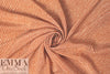 NY designer cinnamon/ivory little graphic silk CDC