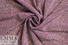 NY designer violet/ivory little graphic silk CDC