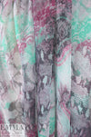 CA designer 'python lace' silk chiffon 1.66 yd