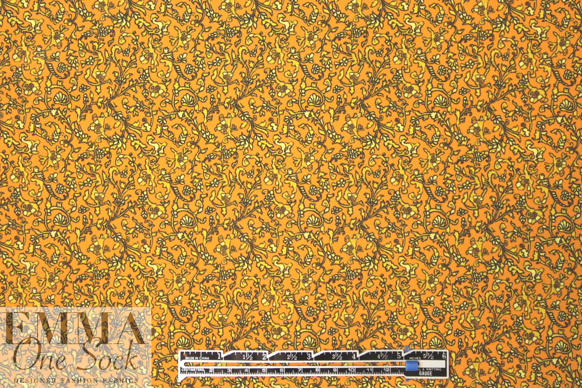 Derek L@m 'metalworks' silk CDC woven - citrine