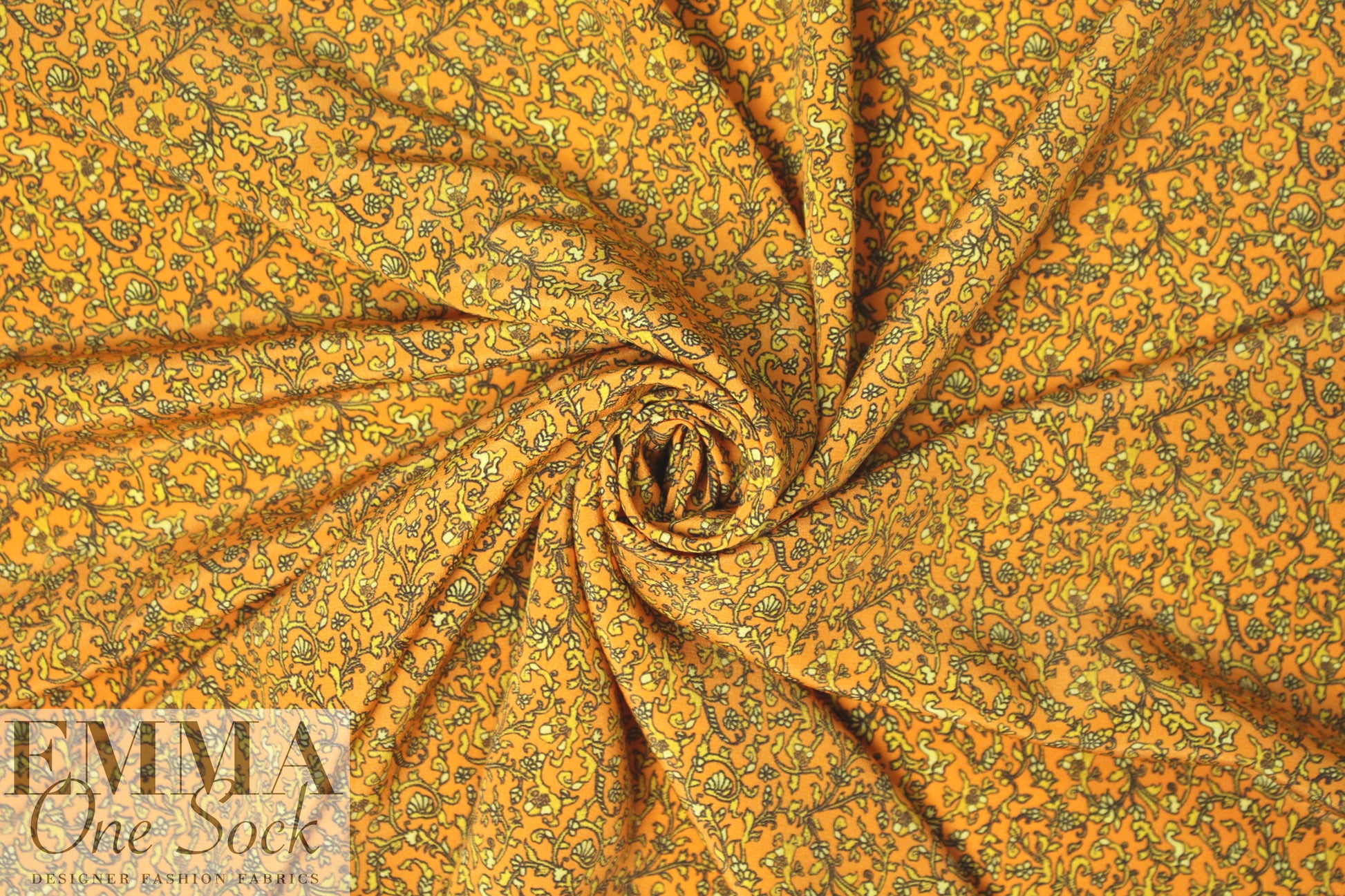 Derek L@m 'metalworks' silk CDC woven - citrine