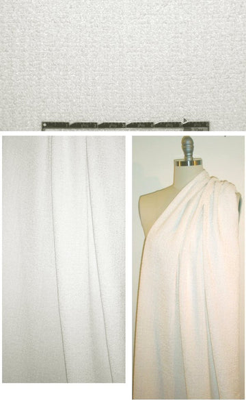David Meister 'gathered' cream silk matelasse'