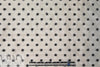 famous designer ikat silk jacquard - black on white