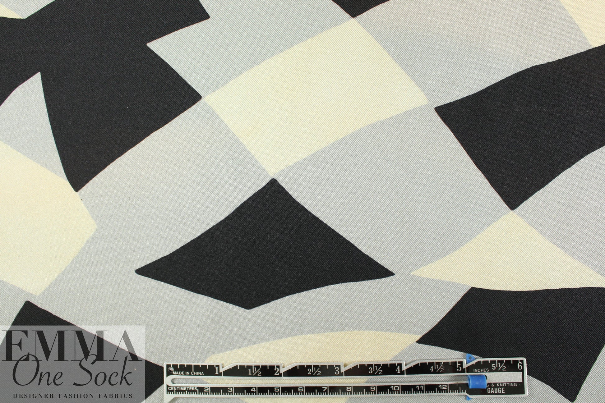 Italian panel silk twill woven - 'gingham warp'