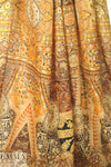 Italian Etr0 silk blouseweight - bronze/spice .75 yds