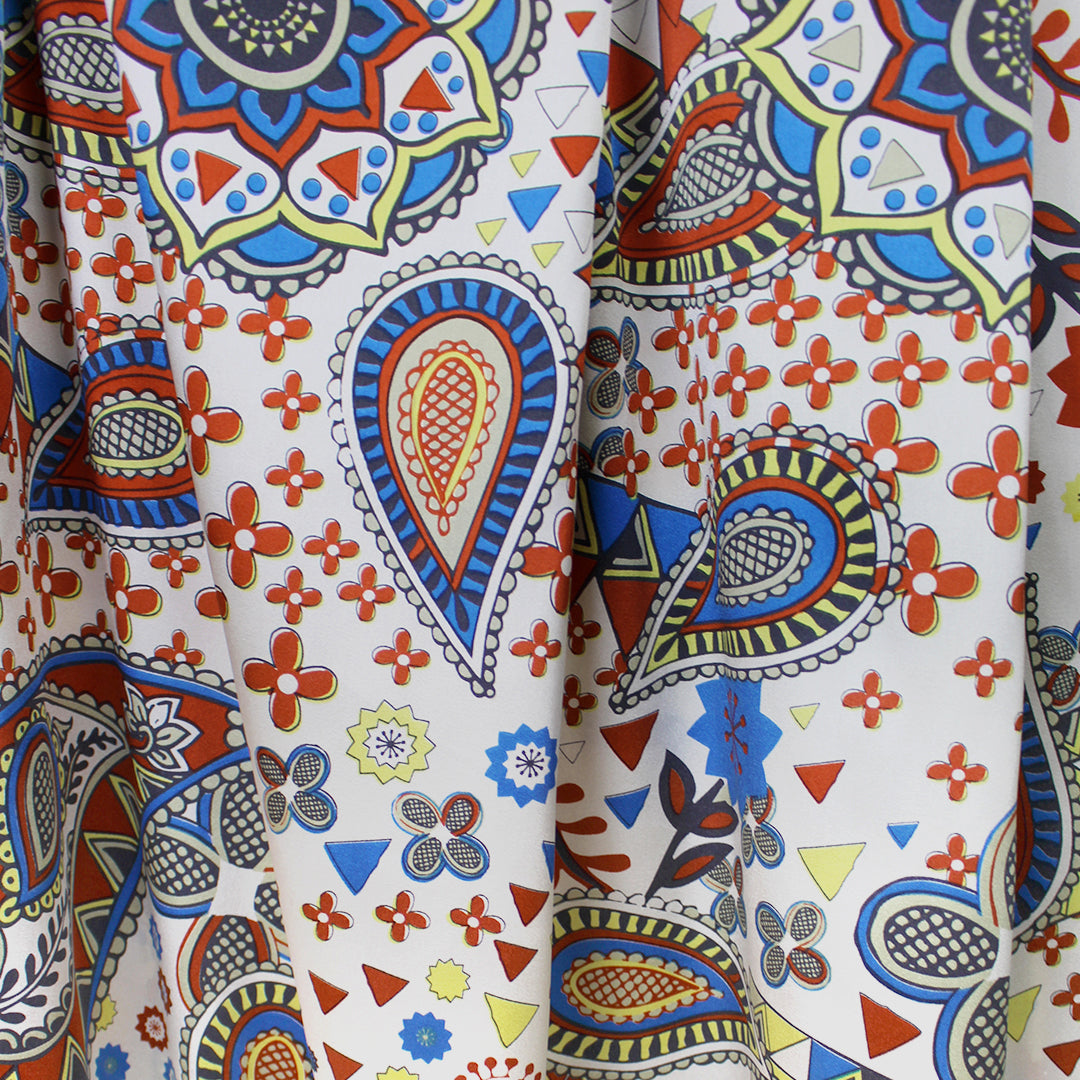 'Seville memoir' silk stretch charmeuse 1.25 yds