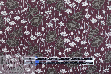 Italian plum meadow refined silk blouseweight woven 1.25 yds
