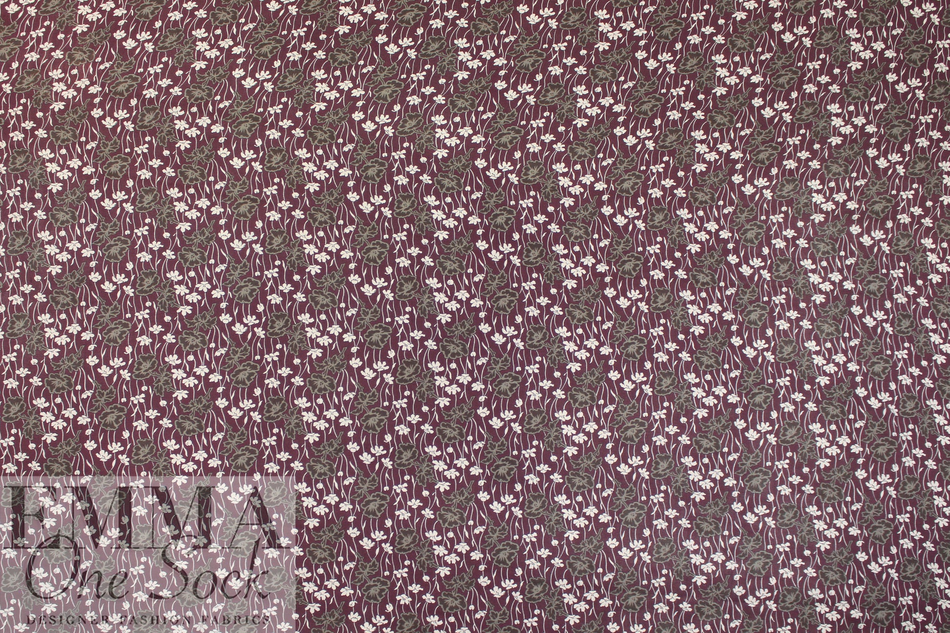 Italian plum meadow refined silk blouseweight woven 1.25 yds