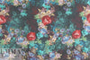 Italian evening blossoms silk crepe
