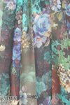 Italian evening blossoms silk chiffon