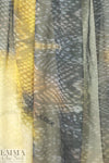 Italian amber python ombre' silk chiffon 1.375 yd