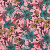 Johnny W@s 'floral on pink' printed silk voile