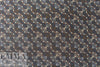 LA designer art deco graphic silk crepe de chine 1 yard