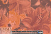 French spicy floral printed silk blend shantung 1.5 yds