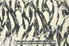 Italian silk crepe de chine - bamboo silhouette