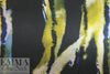 NY designer edgy burnished abstract silk charmeuse .75 yds