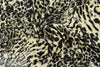 NY designer black/gray/cornsilk animal silk charmeuse 1.5 yds