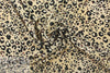 NY designer leopard spot silk charmeuse 1.25 yds