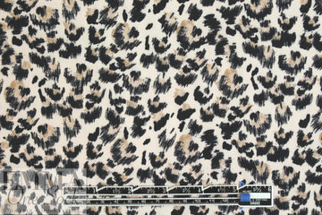 NY designer silk blouseweight - animal graphic