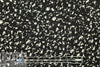 NY designer black/white confetti silk georgette 1.75 yds