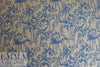 NY designer 3-ply silk - blue/beige vintage
