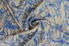 NY designer 3-ply silk - blue/beige vintage