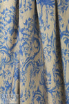 NY designer 3-ply silk - blue/beige vintage